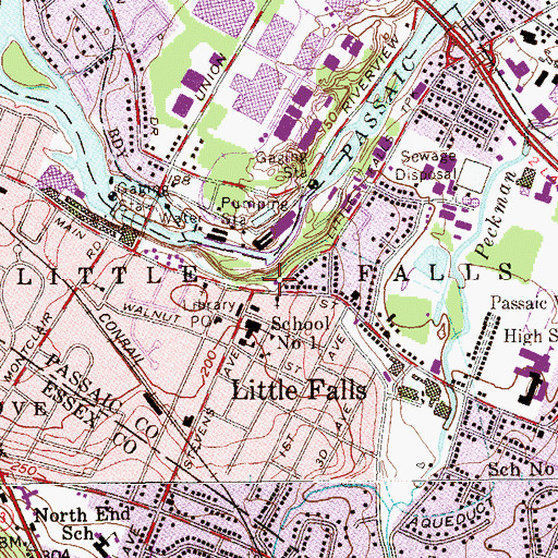 Topographic Map of Enterprise Engine Company Number 2, NJ