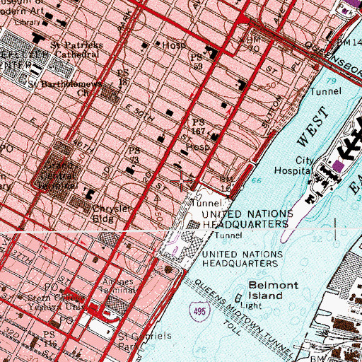 Topographic Map of Japan House, NY