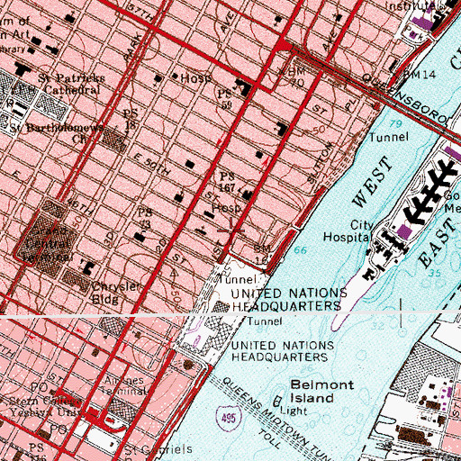 Topographic Map of German House, NY