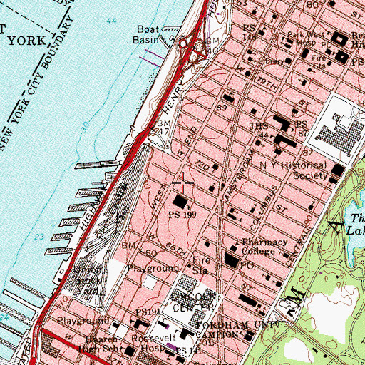 Topographic Map of Hineni Heritage Center, NY