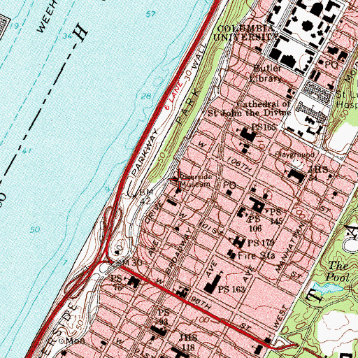 Topographic Map of Master Apartments, NY