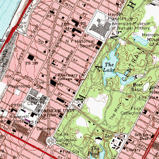 Topographic Map of Congregation Shearith Israel, NY