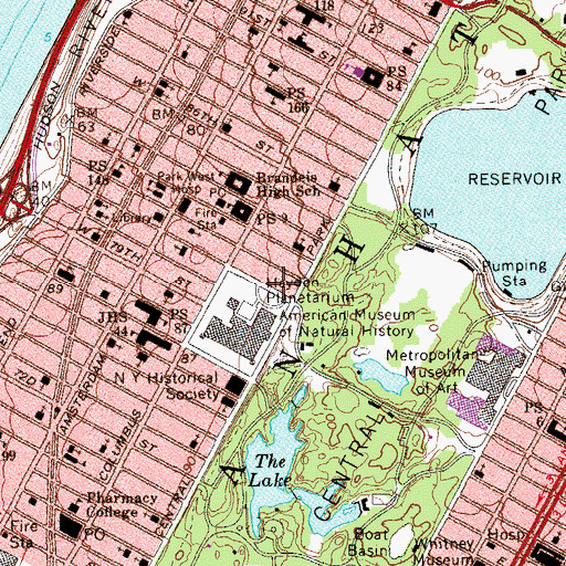 Topographic Map of Hayden House, NY