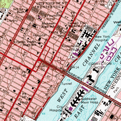 Topographic Map of Abigail Adams Smith Museum, NY