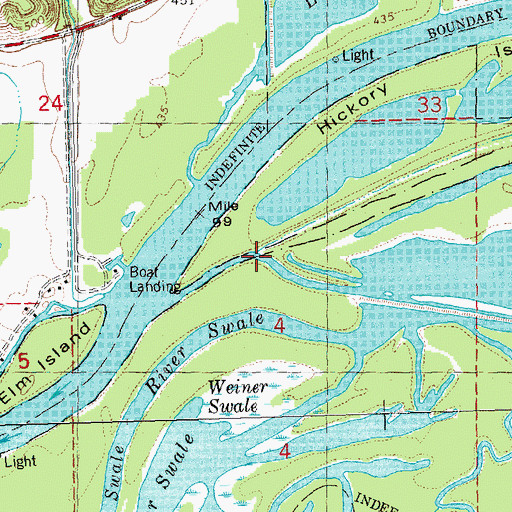 Topographic Map of Panther Slough, IL