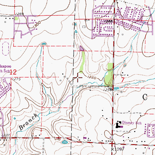 Topographic Map of Hulston Cancer Center, MO