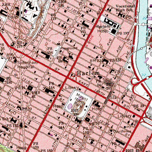 Topographic Map of Fellowship of Learning School, NY
