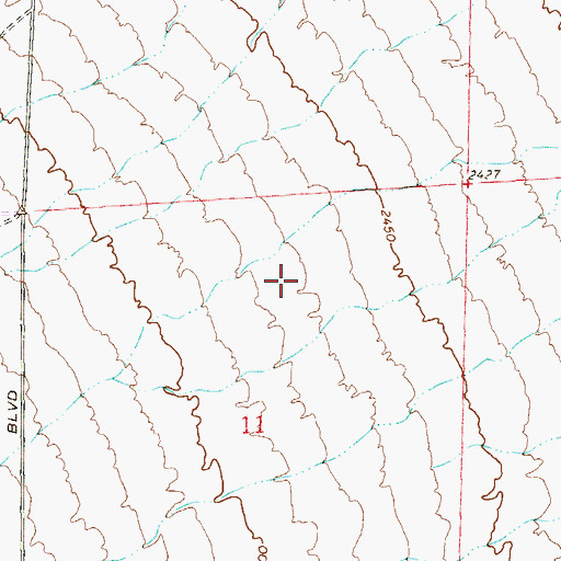 Topographic Map of Tony Alamo Elementary School, NV