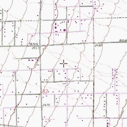Topographic Map of Dean Lamar Allen Elementary School, NV