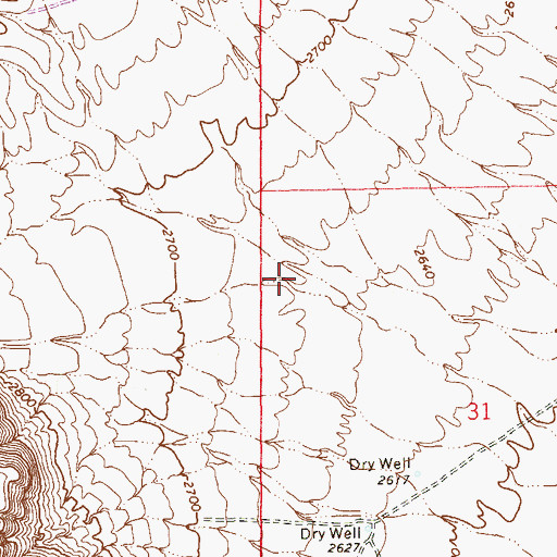 Topographic Map of Kathy L Batterman Elementary School, NV
