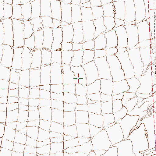 Topographic Map of John W Bonner Elementary School, NV