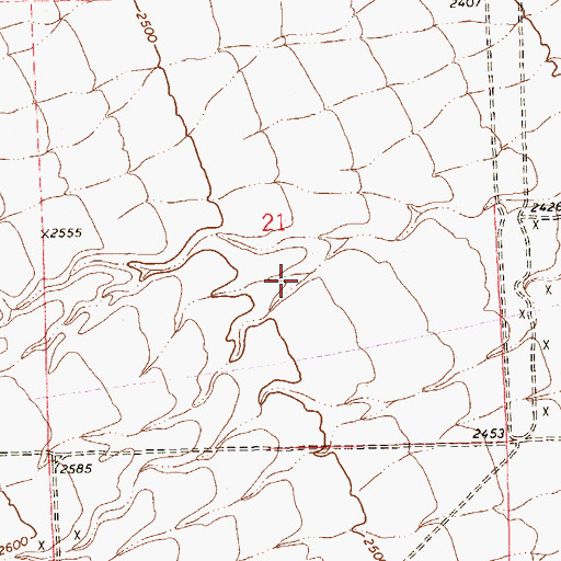 Topographic Map of Richard H Bryan Elementary School, NV