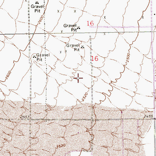 Topographic Map of Roger M Bryan Elementary School, NV