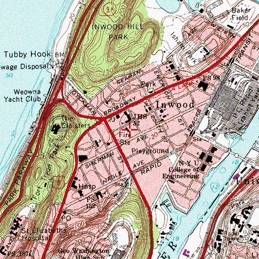 Topographic Map of New York Foam Company 88, NY