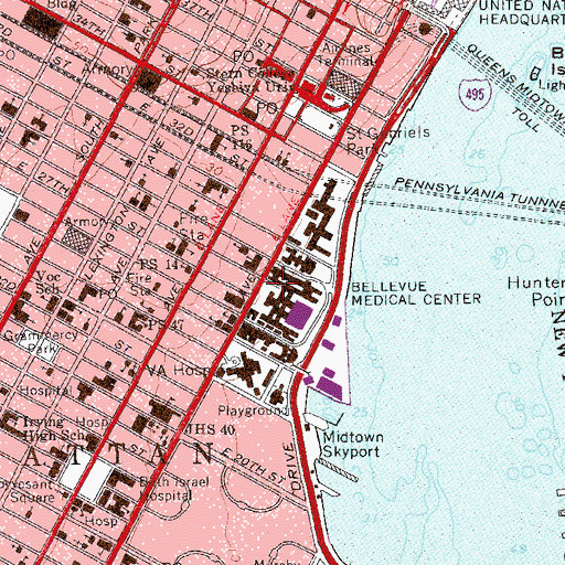 Topographic Map of Belle Vue Farm (historical), NY