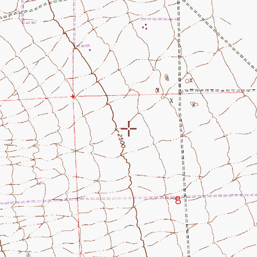 Topographic Map of Edith Garehime Elementary School, NV