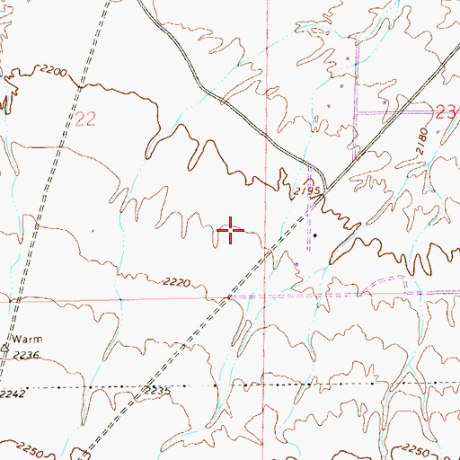 Topographic Map of Roger D Gehring Elementary School, NV