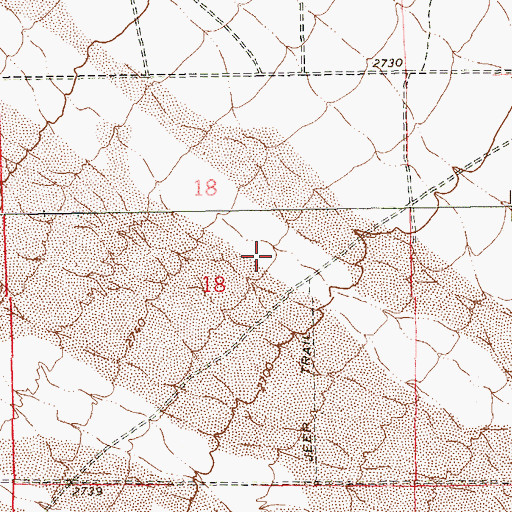 Topographic Map of Keith C and Karen W Hayes Elementary School, NV