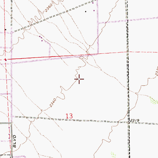 Topographic Map of Howard Heckethorn Elementary School, NV