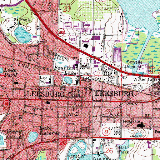 Topographic Map of Florida National Guard Armory (historical), FL