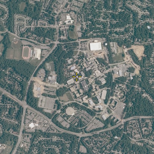 Aerial/Satellite Image of Harris Theater, VA