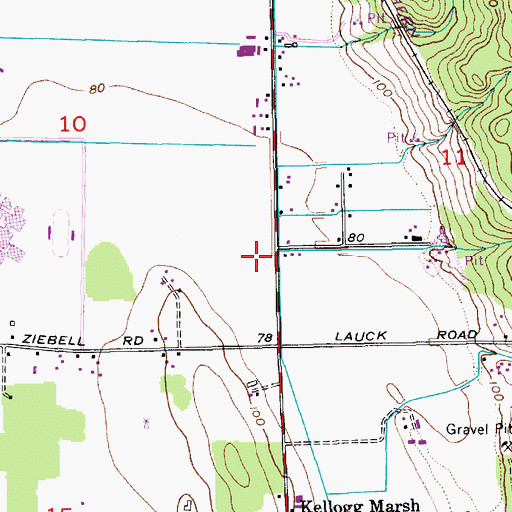 Topographic Map of Little Coho Creek, WA