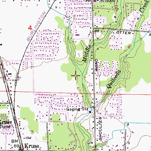 Topographic Map of Hayho Creek, WA