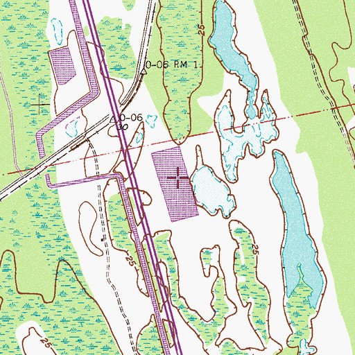 Topographic Map of Little Lake X, FL
