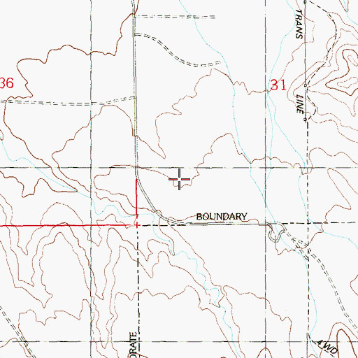 Topographic Map of Frank Lamping Elementary School, NV