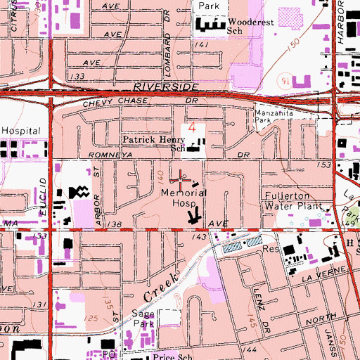 Topographic Map of Universal Church, CA