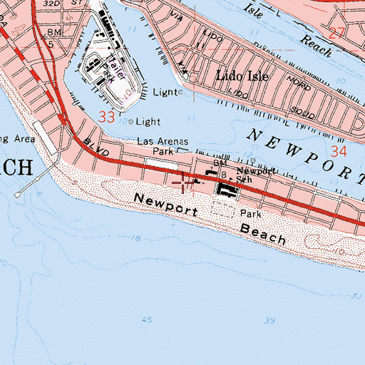 Topographic Map of Our Lady of Mount Carmel Catholic Church, CA