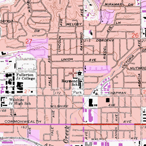 Topographic Map of Church of Jesus Christ of Latter Day Saints, CA