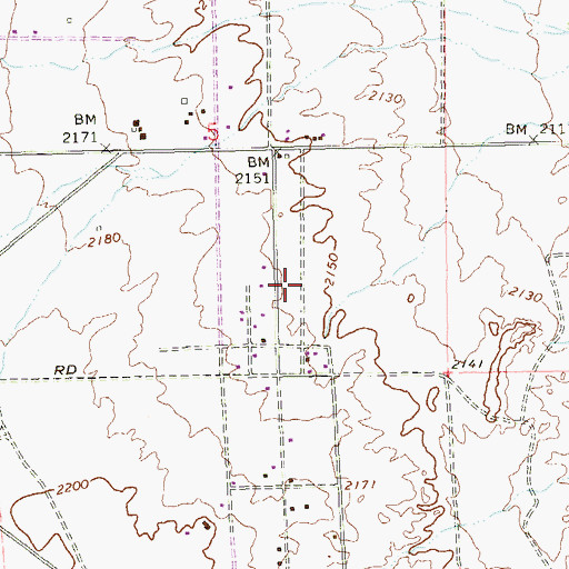 Topographic Map of Richard C Priest Elementary School, NV