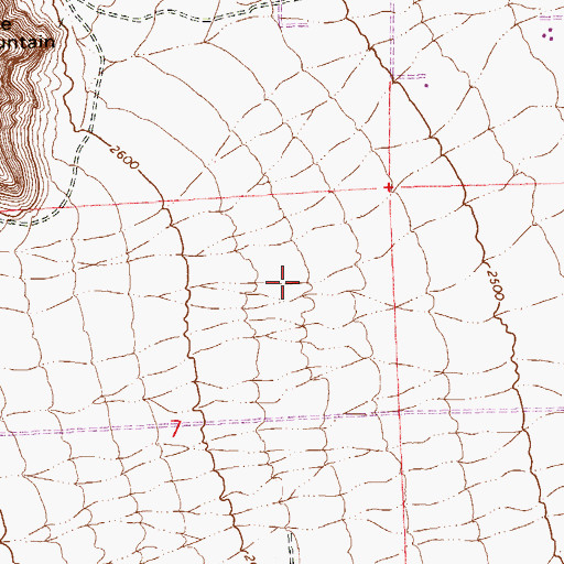 Topographic Map of Sheila R Tarr Elementary School, NV