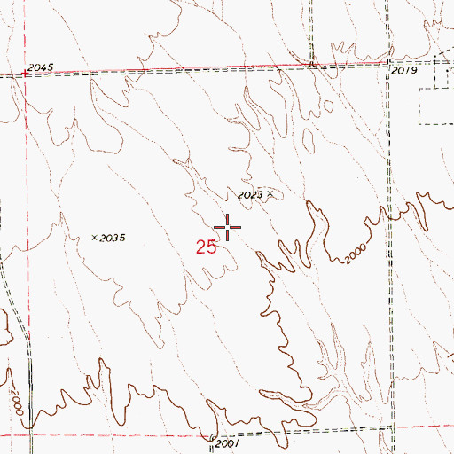 Topographic Map of John Tartan Elementary School, NV