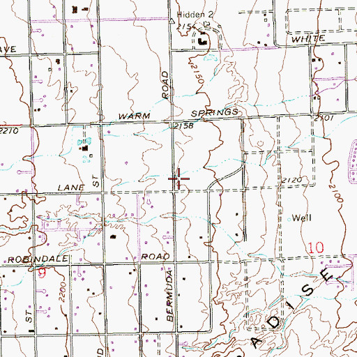 Topographic Map of Louis Wiener Jr Elementary School, NV