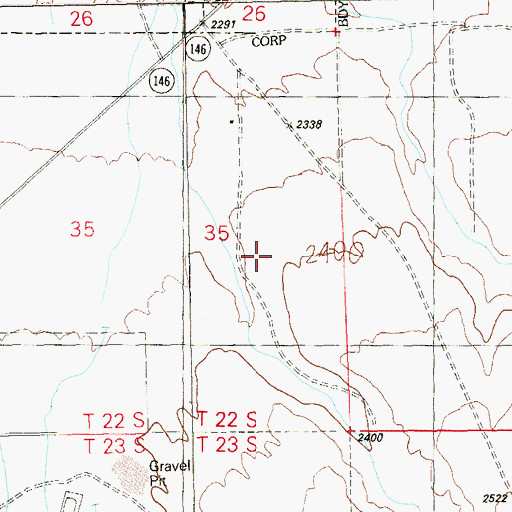 Topographic Map of Elise L Wolff Elementary School, NV