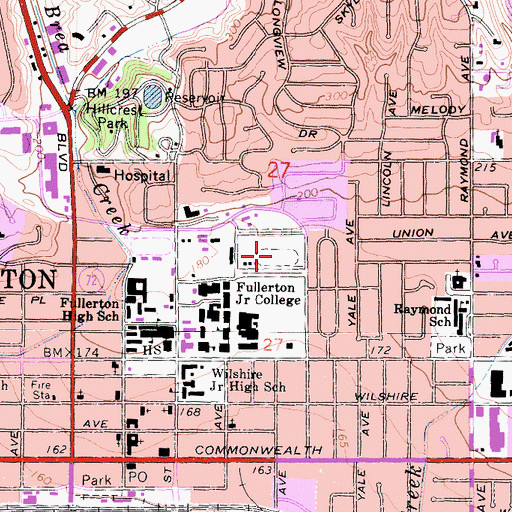 Topographic Map of Sherbeck Field, CA
