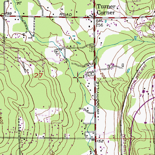Topographic Map of Cutthroat Creek, WA