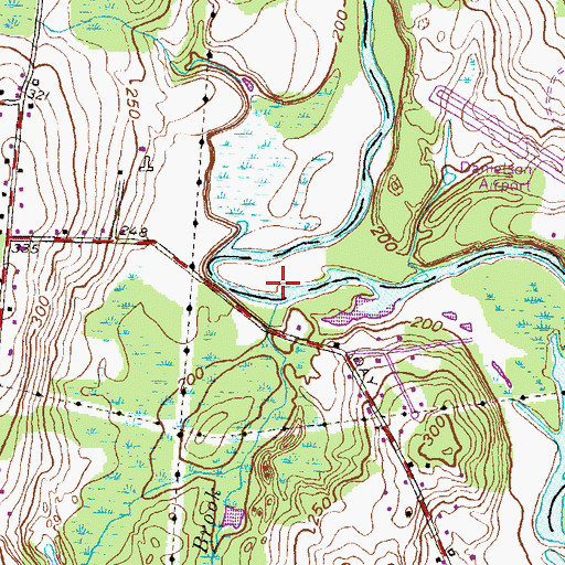 Topographic Map of Long Brook, CT