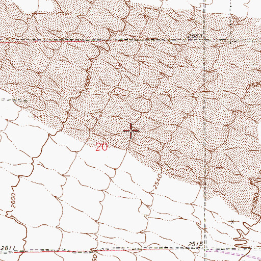 Topographic Map of Clifford J Lawrence Junior High School, NV