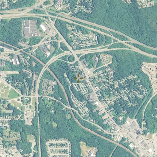 Aerial/Satellite Image of Long Hill, CT