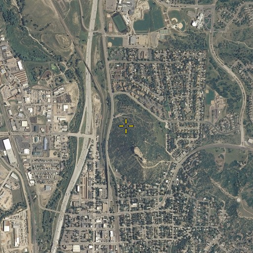 Aerial/Satellite Image of Rock Park, CO