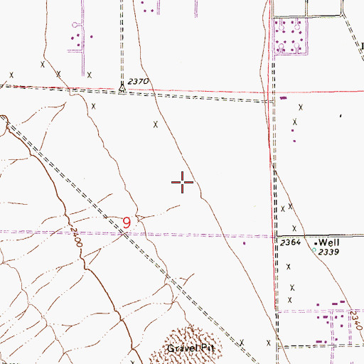 Topographic Map of Irwin and Susan Molasky Junior High School, NV