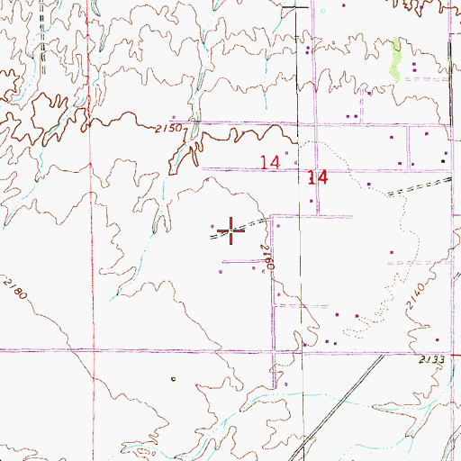 Topographic Map of Jack Lund Schofield Middle School, NV