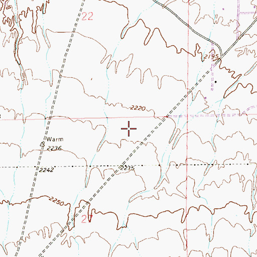 Topographic Map of Charles Silvestri Junior High School, NV