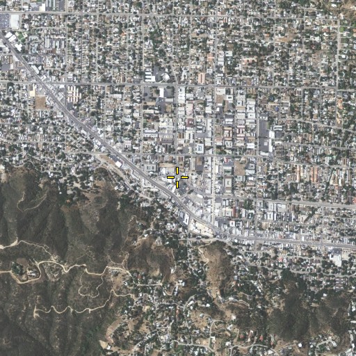 Aerial/Satellite Image of Community Christian Church, CA