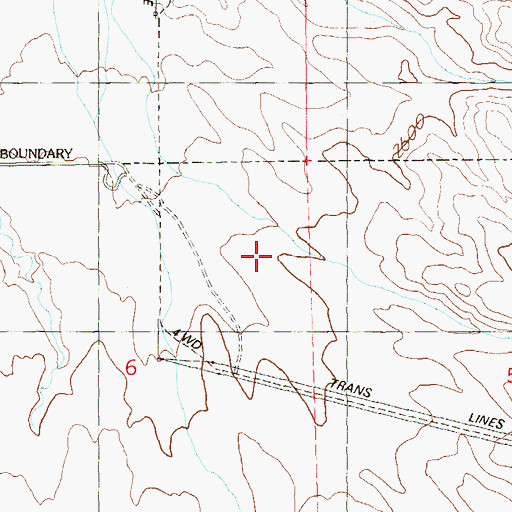 Topographic Map of Del E Webb Middle School, NV