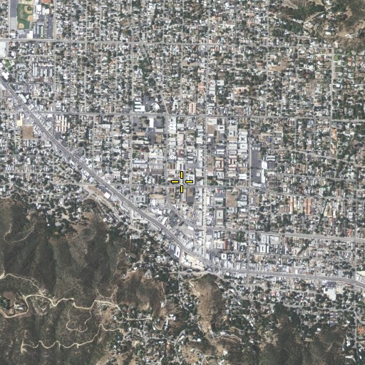Aerial/Satellite Image of Pyungsung Community Church, CA