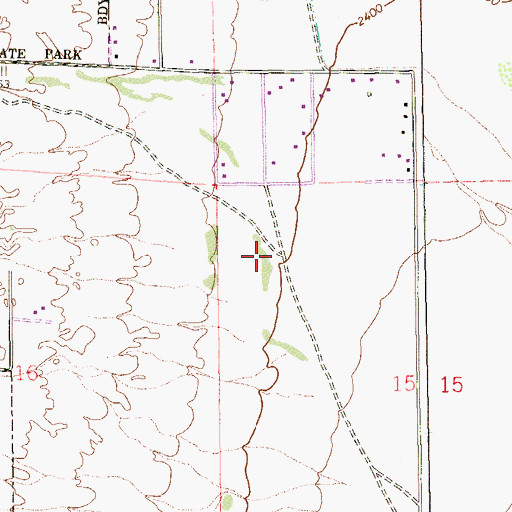 Topographic Map of Arbor View High School, NV
